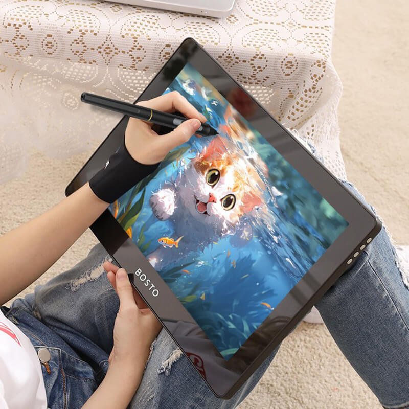 BOSTO 16HDK Drawing Pen Display Tablet - Bostotech