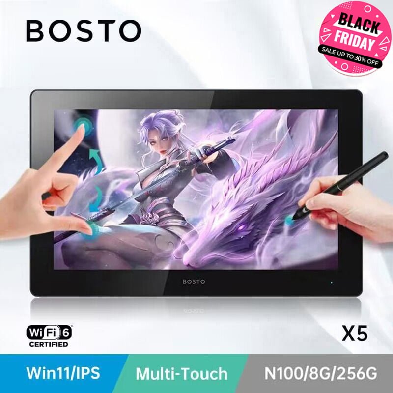 BOSTO X5 Pen Computer Drawing Display - Bostotech