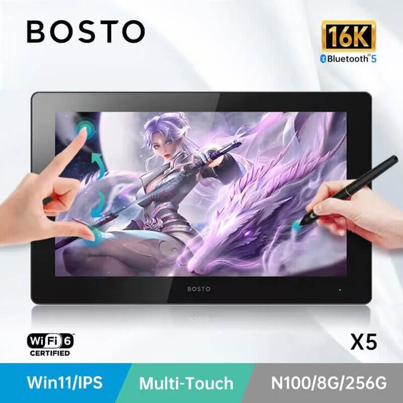 BOSTO X5 Pen Computer Drawing Display - Bostotech